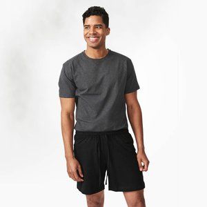 (2/$50) NWT Maggie's Organics unisex jersey shorts in black